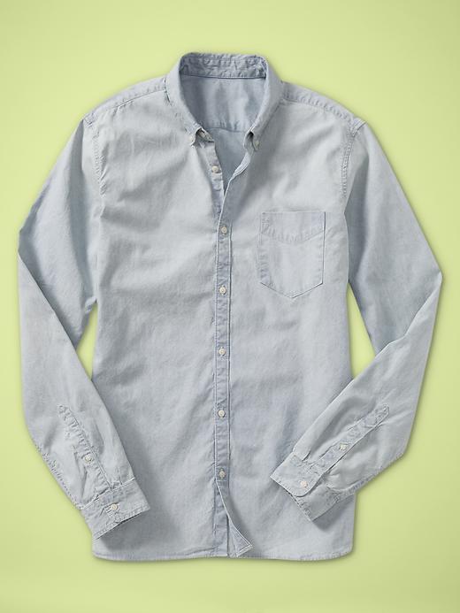 Gap 1969 Denim Stripe Shirt
