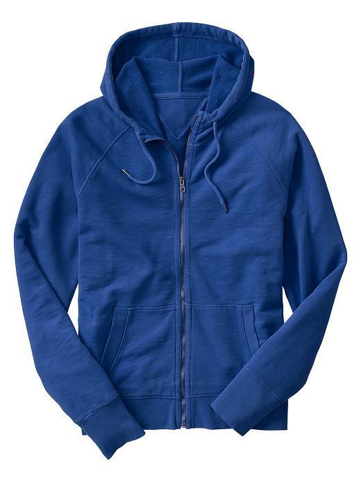 Gap Lived In Zip Hoodie - Blue Allure