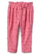 Gap Jacquard Dot Pants - Pixie Dust Pink