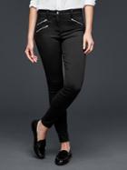 Gap Women Zip Skinny Legging Pants - True Black