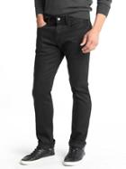 Gap Men Selvedge Slim Fit Jeans - Black