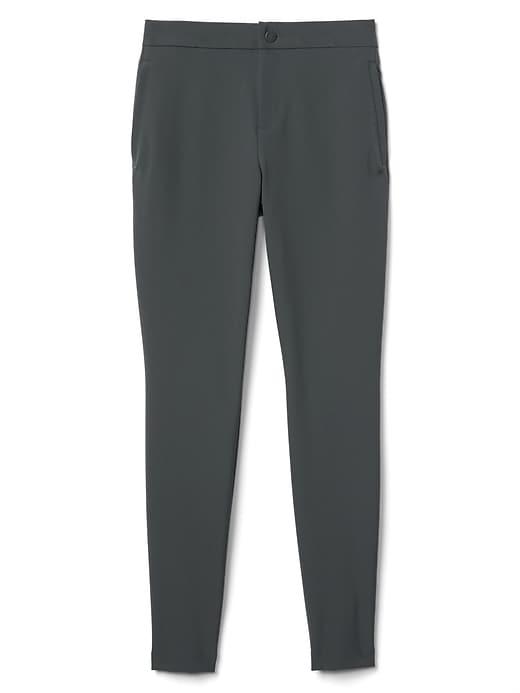 Gap Women High Rise Skinny Fit Twill Pants - Soft Black