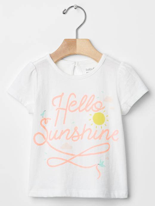 Gap Hello Sunshine Tee - White