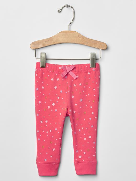 Gap Starry Band Pants - Fresh Coral