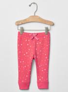 Gap Starry Band Pants - Fresh Coral