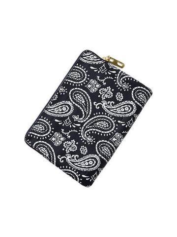 Gap Printed Leather Clutch - Navy