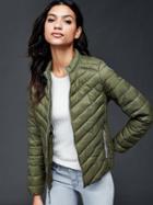 Gap Women Coldcontrol Lite Puffer Jacket - Army Jacket Green