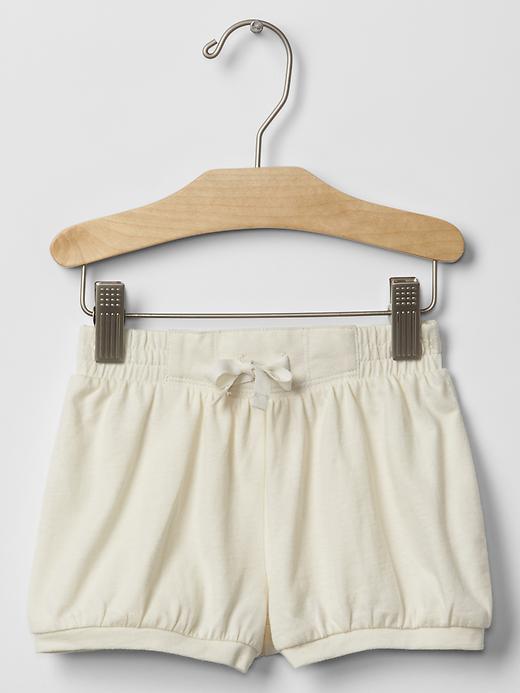 Gap Jersey Bubble Shorts - Ivory Frost