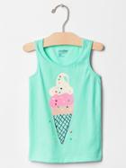 Gap Boardwalk Graphic Tank - Shore Blue