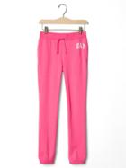 Gap Shimmer Waist Logo Sweats - Knockout Pink