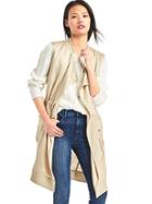 Gap Women Tencel Midi Vest - Cream