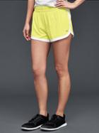 Gap Women Gsprint Shorts - Neon Lemon Yellow
