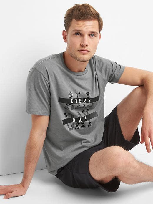 Gap Men Gdry Graphic Tee - Pavement