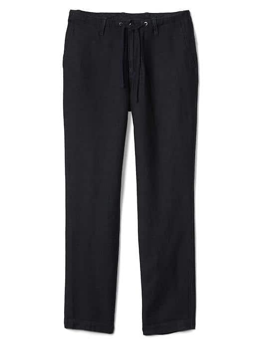 Gap Men Indigo Drawstring Pants - Navy