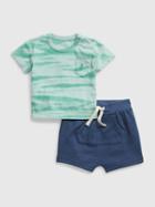 Baby Tie-dye Two-piece Outfit Set
