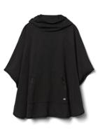 Gap Women Fit Hooded Poncho - True Black