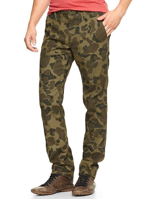 Gap Camo Pant Slim Fit - Green Camo