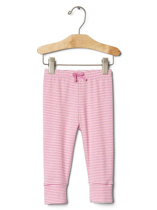 Gap Print Banded Pants - Pink Stripe