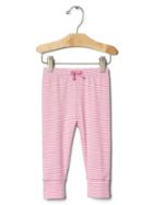 Gap Print Banded Pants - Pink Stripe