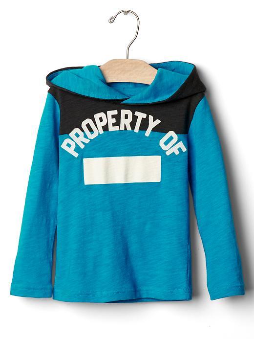 Gap Athletic Colorblock Hoodie - Atomic Blue 17 4436 Tn