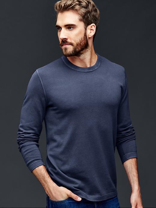 Gap Lightweight Crew Sweater - Dark Indigo