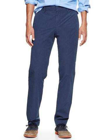 Gap The Textured Tailored Pant Slim Fit - Navy