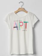 Gap Graphic Short Sleeve Tee - New Off White Opt2
