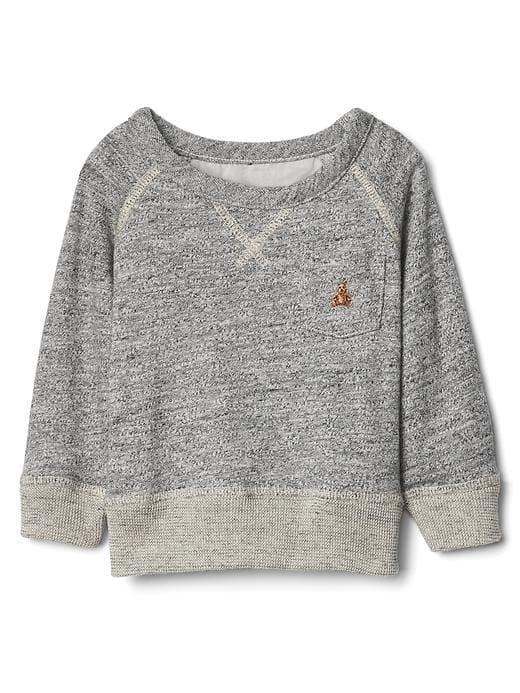 Gap Women Larson Marl Pullover - Light Gray Heather