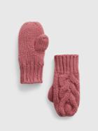 Toddler Cable-knit Mittens