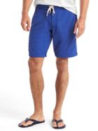 Gap Men Solid Board Shorts 10 - Brilliant Blue