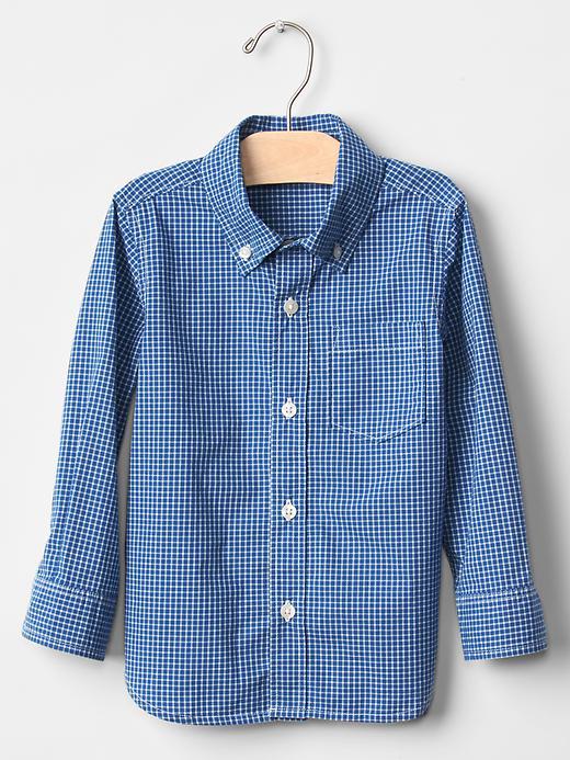Gap Checkered Shirt - Sailor Blue