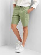 Gap Men Vintage Wash Stretch Shorts 10 - Green Tea