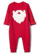 Gap Cozy Festive Graphic One Piece - Modern Red