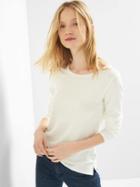 Gap Softspun Knit Cross Back Top - New Off White