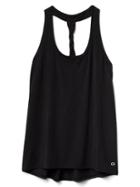 Gap Women Breathe Air Twist Back Tank - Black