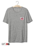Gap Men X Gq Michael Bastian Graphic T Shirt - Steel Gray