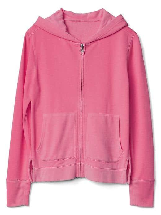 Gap Women Essential Zip Hoodie - Rouge Red