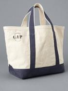 Gap Women Logo Shopper Tote - Dark Blue