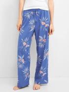 Gap Women Dream Well Print Sleep Pants - Flower Print