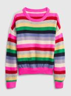 Kids Print Crewneck Sweater