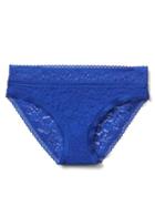 Gap Women Super Soft Lace Bikini - Active Blue