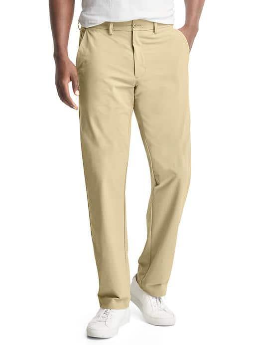 Gap Performance Straight Fit Khakis - Cargo Khaki