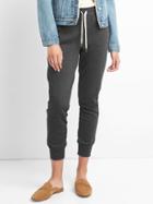 Gap French Terry Fleece Joggers - Washed Black