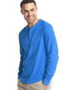 Gap Men Soft Henley - Blue Streak