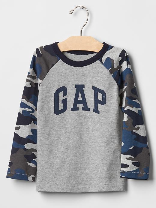 Gap Camo Logo Tee - Blue Camo