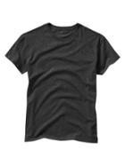 Gap Mens Short-sleeved Crewneck Shirt - Dark Charcoal