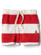 Gap Stripe Shorts - Pure Red