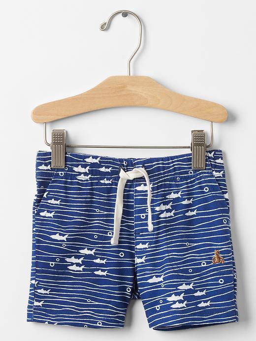 Gap Printed Pull On Shorts - Royal Blue