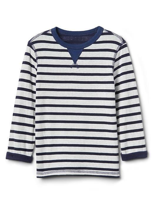 Gap Print Double Knit Tee - Elysian Blue