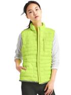 Gap Women Primaloft Lightweight Puffer Vest - Active Yellow